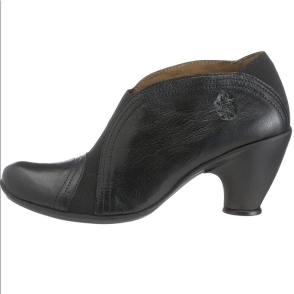 Fly London Leather Sonny Ankle Boot in black - Picture 7 of 10